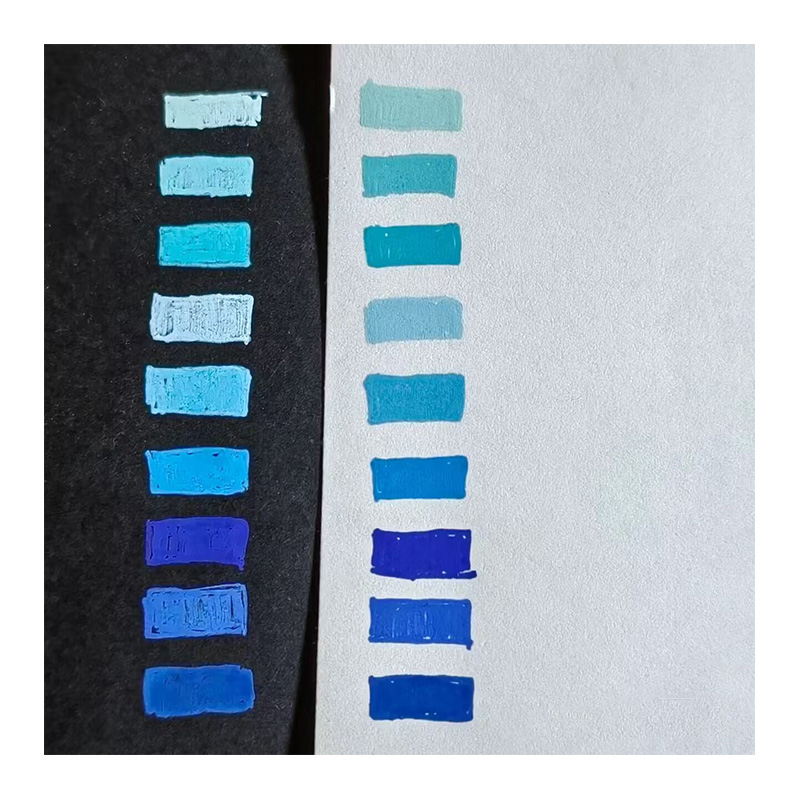 Ohaya Set 9 Bút Mực gel Nhiều Màu Sắc Loại Lớn Dòng Muối Biển Xanh Lam