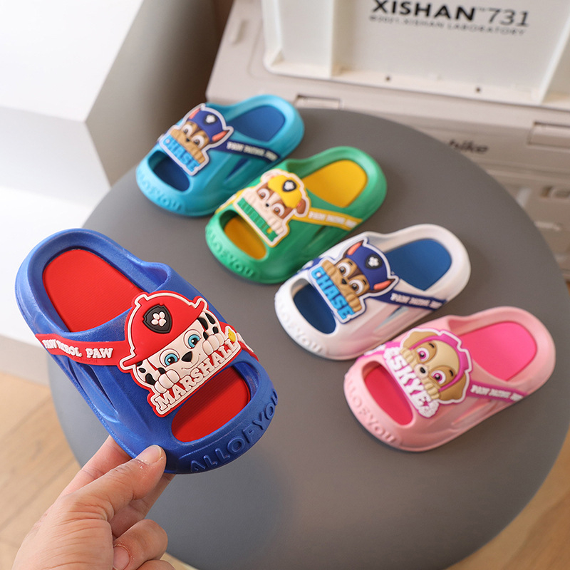 Suge Dép Mềm Mại Thoải Mái Chống Trượt Hình Paw Patrol Đáng Yêu Mùa Hè Cho Trẻ Em