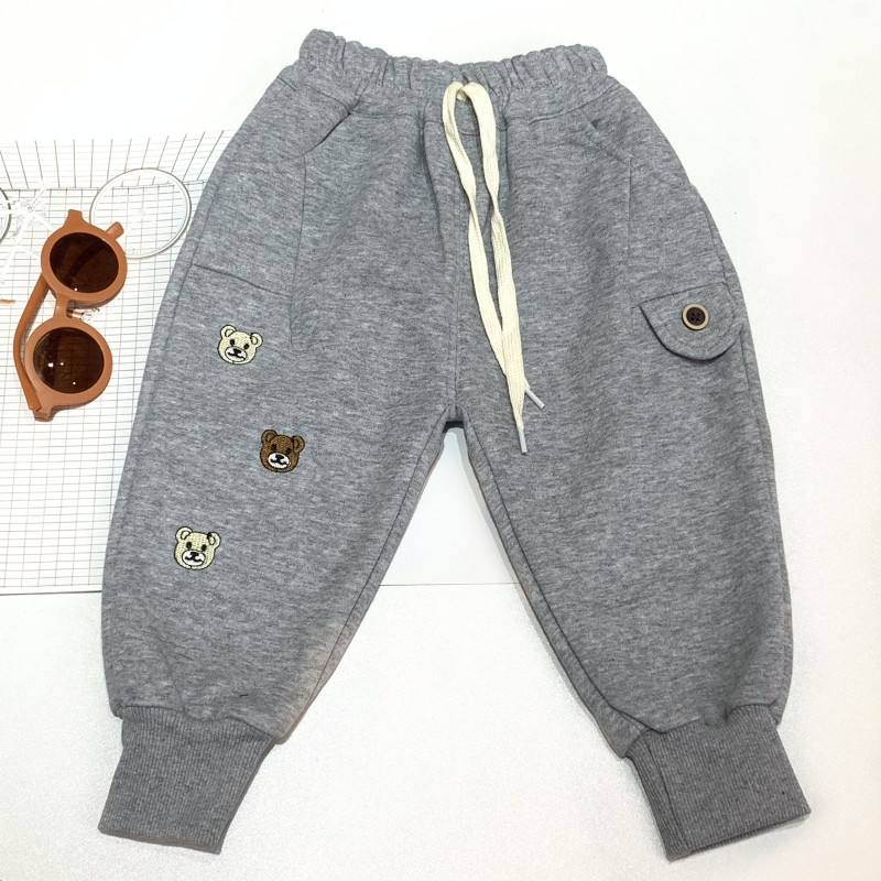 Quần Thể Thao Màu Trơn Thời Trang Năng Động Cho Bé Trai