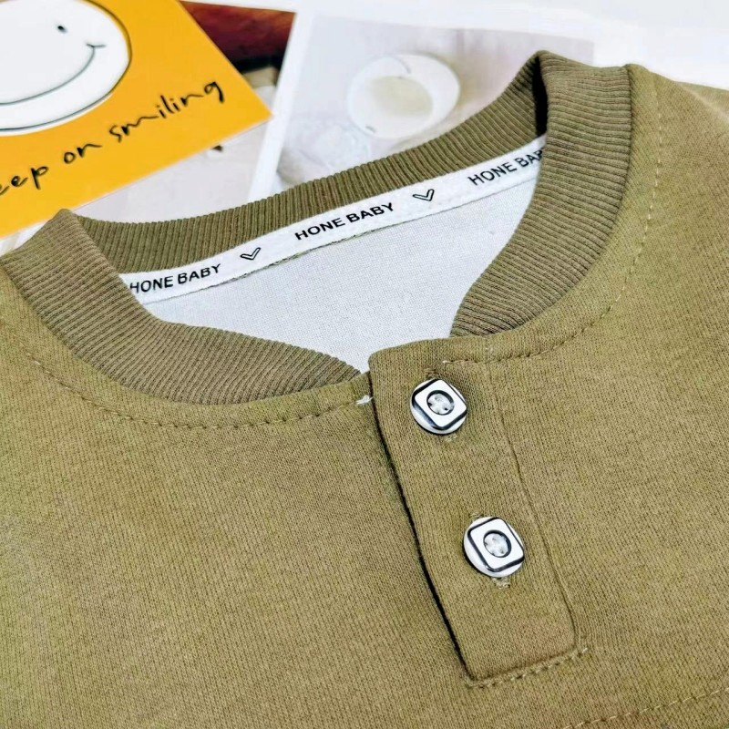 Áo sweater Tay Dài In Chữ Thời Trang Xuân Thu Cho Bé