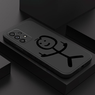 Kung fu man Ốp Điện Thoại Bằng silicone Màu Trơn Cho samsung galaxy a73 a53 a33 a23 4g 5g