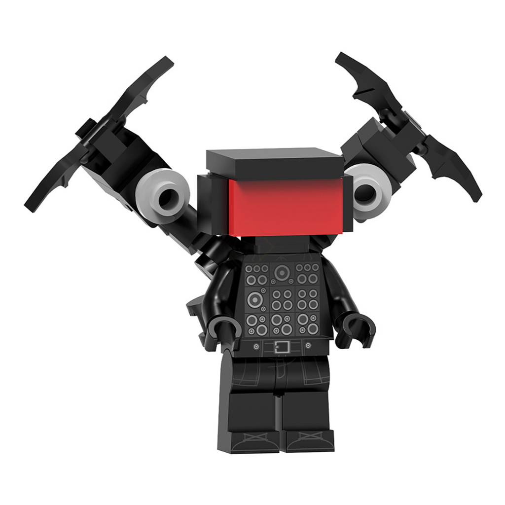 Mini Skibidi Bộ Đồ Chơi Mô Hình Lego Người Máy Quay titan / tv man diy