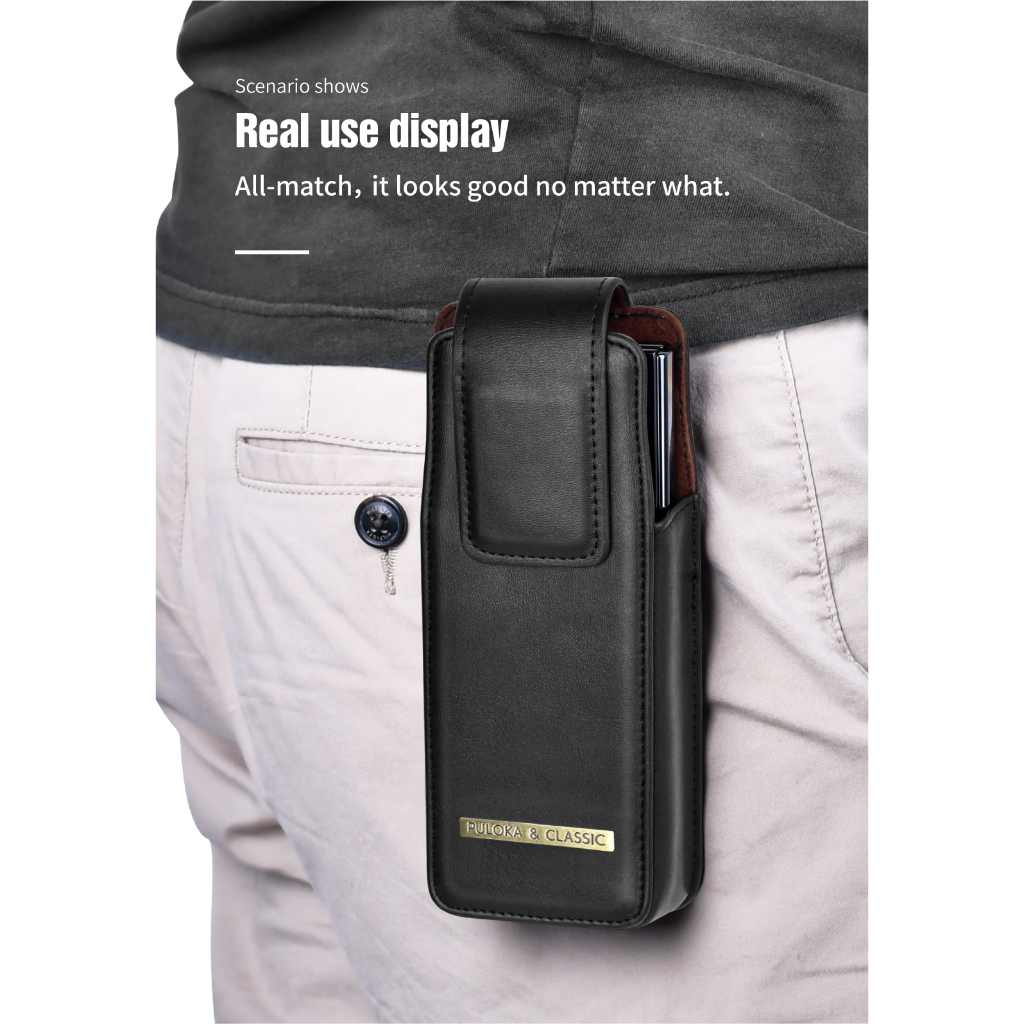 Puloka Túi Da Đựng Điện Thoại samsung galaxy z fold 5 / 4 / 3 / 2
