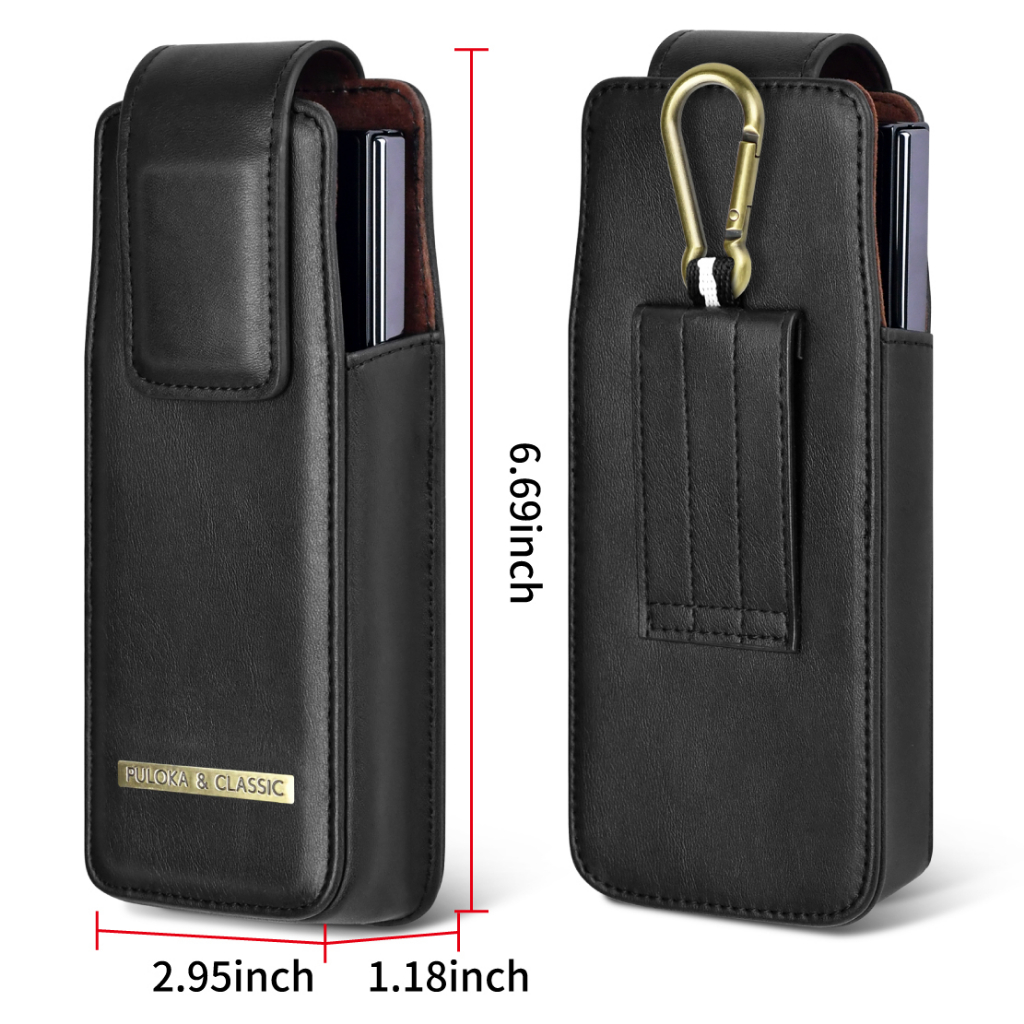 Puloka Túi Da Đựng Điện Thoại samsung galaxy z fold 5 / 4 / 3 / 2