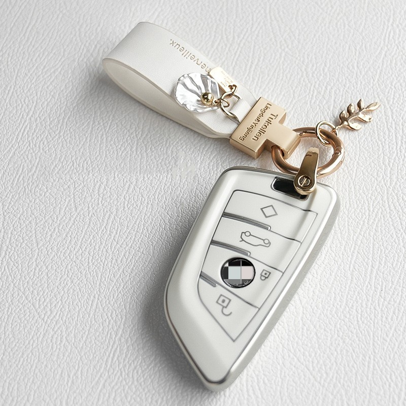 Thời Trang Vỏ Bọc Chìa Khóa Xe Hơi Đính Kim Cương Đơn Giản Sáng Tạo