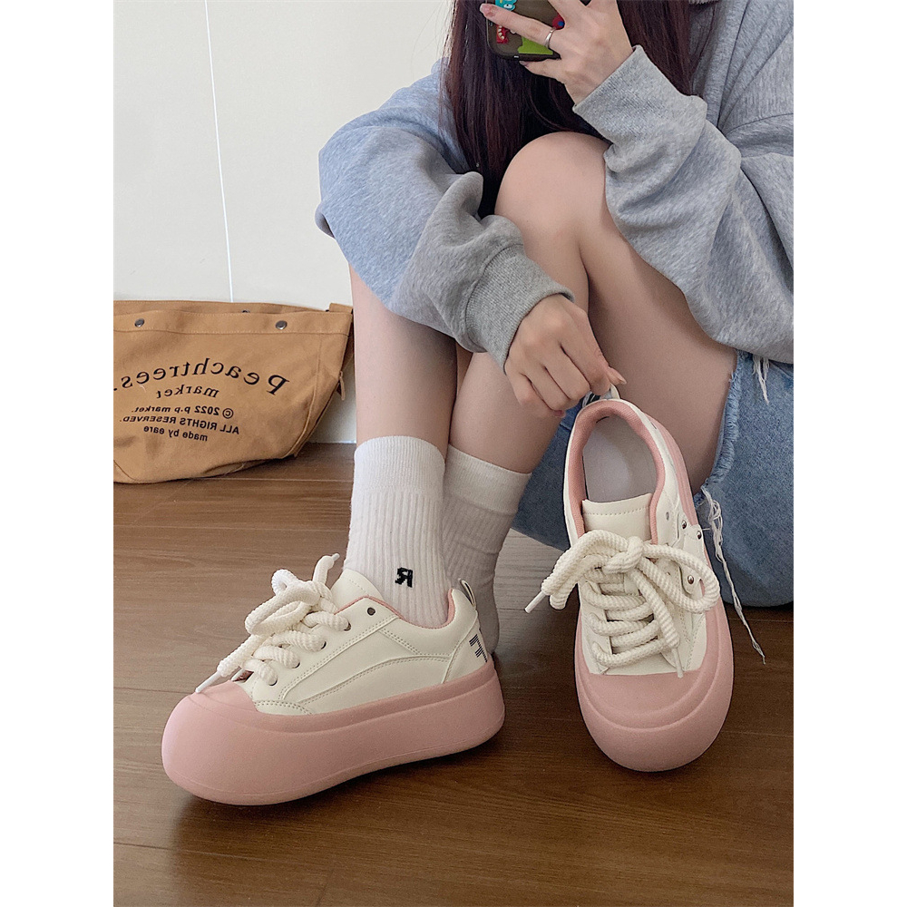 XUXIAOYAN Giày Thể Thao Nữ Nữ Đế Dày đáy phẳng Đế Siêu Nhẹ Thoáng Khí Retro Thời Trang Thiết Kế Mới Cho Nữ 33Z080460