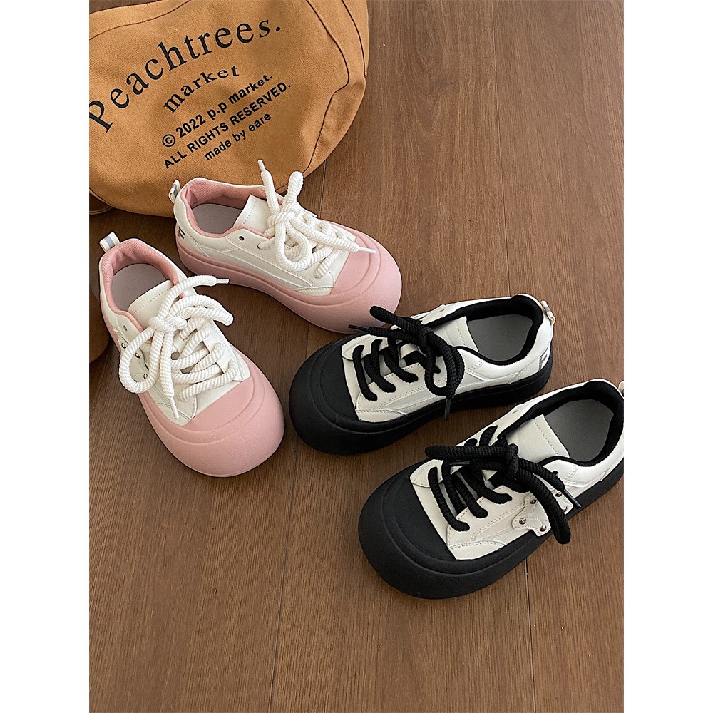 XUXIAOYAN Giày Thể Thao Nữ Nữ Đế Dày đáy phẳng Đế Siêu Nhẹ Thoáng Khí Retro Thời Trang Thiết Kế Mới Cho Nữ 33Z080460