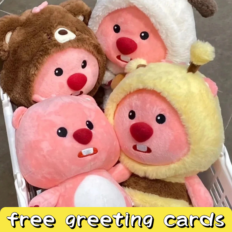 🌟CÓ SẴN🌟 Gấu bông Loopy Aio Thú Nhồi Bông 36cm Hình Ong / Cún / Gấu Đáng Yêu