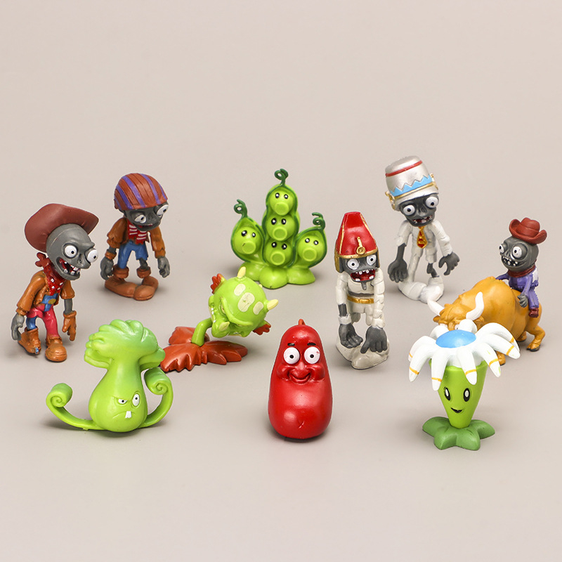 Set 10 Mô Hình Đồ Chơi plants vs zombies 2: 'S about time bloomerang choy Snap Dragon Ớt Đậu Phộng 3