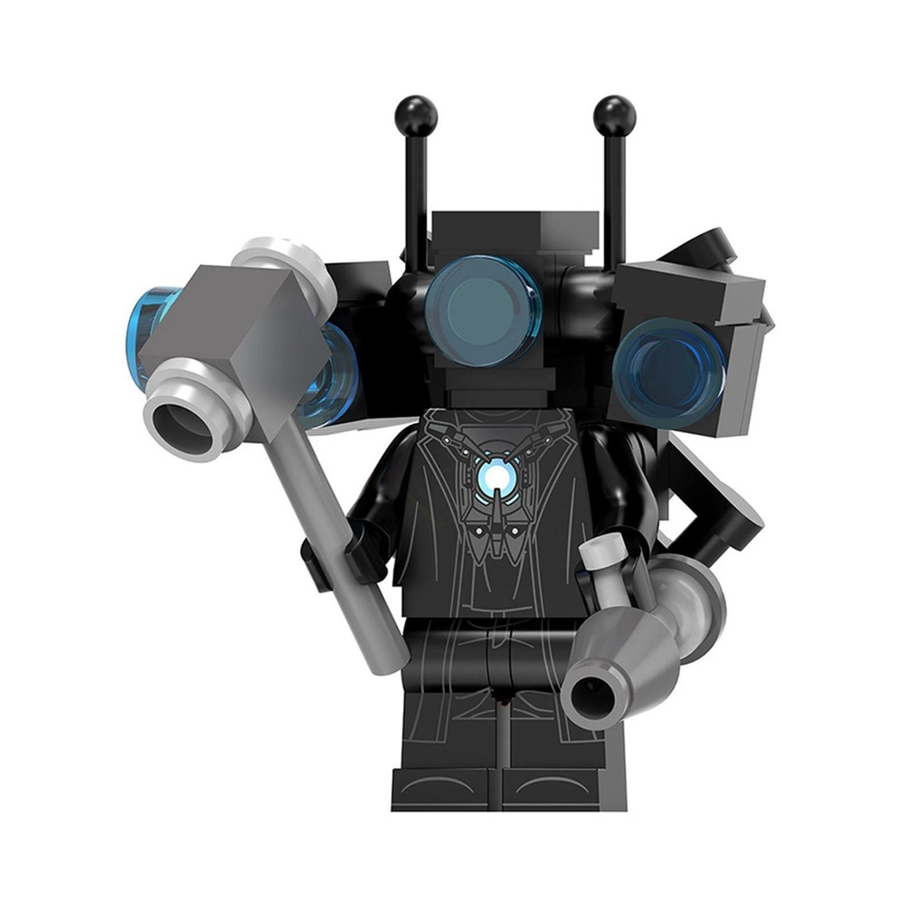 Mini Skibidi Bộ Đồ Chơi Mô Hình Lego Người Máy Quay titan / tv man diy