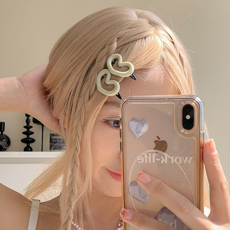Set 10 Kẹp Tóc Hình Ngôi Sao Năm Cánh Màu Hồng Dễ Thương Phong Cách Hàn Quốc Cho Nữ