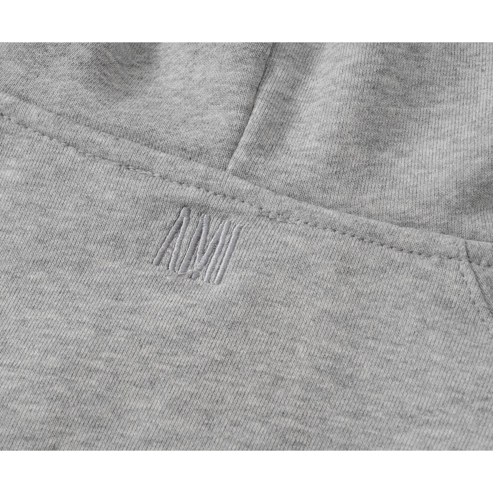 Áo Khoác hoodie Có Khóa Kéo Thêu Hình Trái Tim Mới Cho Nam Nữ