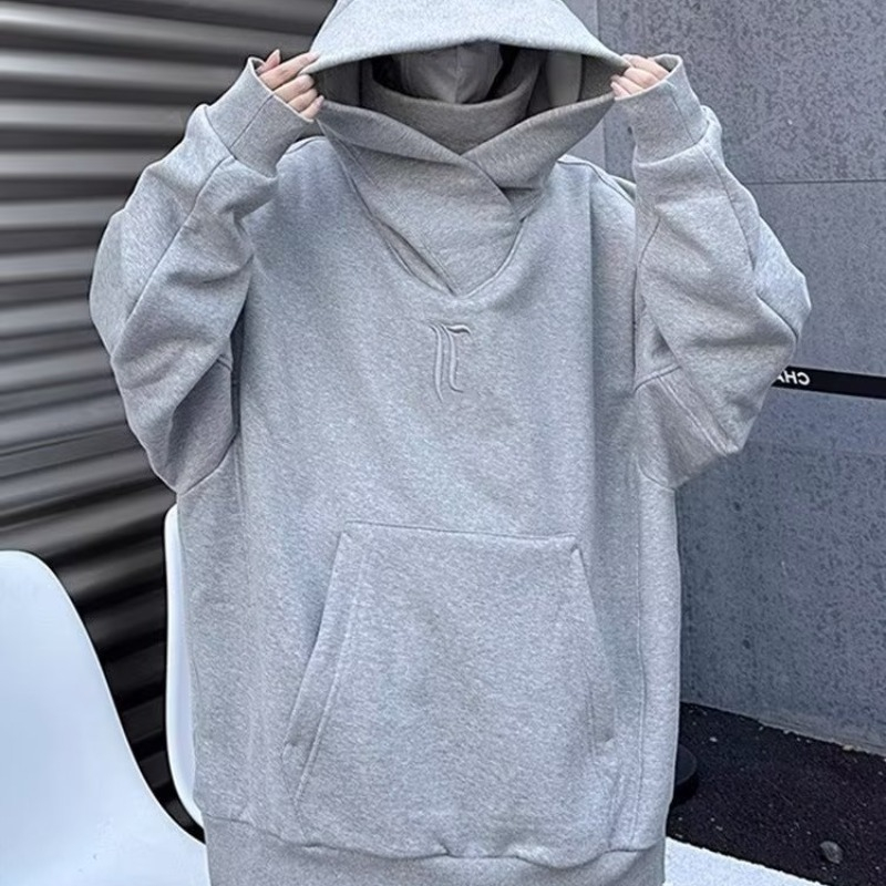 Áo Hoodie Cổ Cao Thời Trang Cá Tính Cho Nam