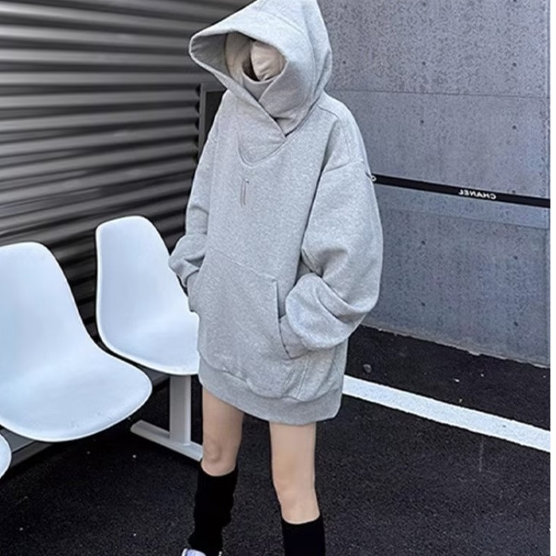 Áo Hoodie Cổ Cao Thời Trang Cá Tính Cho Nam