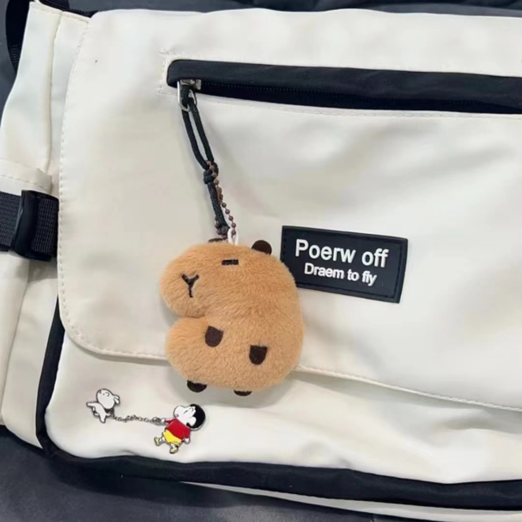 Móc Khóa Búp Bê capibara Nhồi Bông Dễ Thương