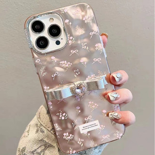 Ôp Điện Thoại tpu Dẻo Màu Hồng Họa Tiết Hoa Xinh Xắn Cho iphone 15 15promax 15pro 11 14 14pro max 12pro 13pro 13promax Ốp
