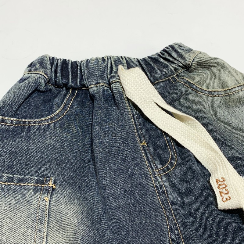 Quần Jean Dài Thời Trang Xuân Thu Cá Tính Cho Bé Trai