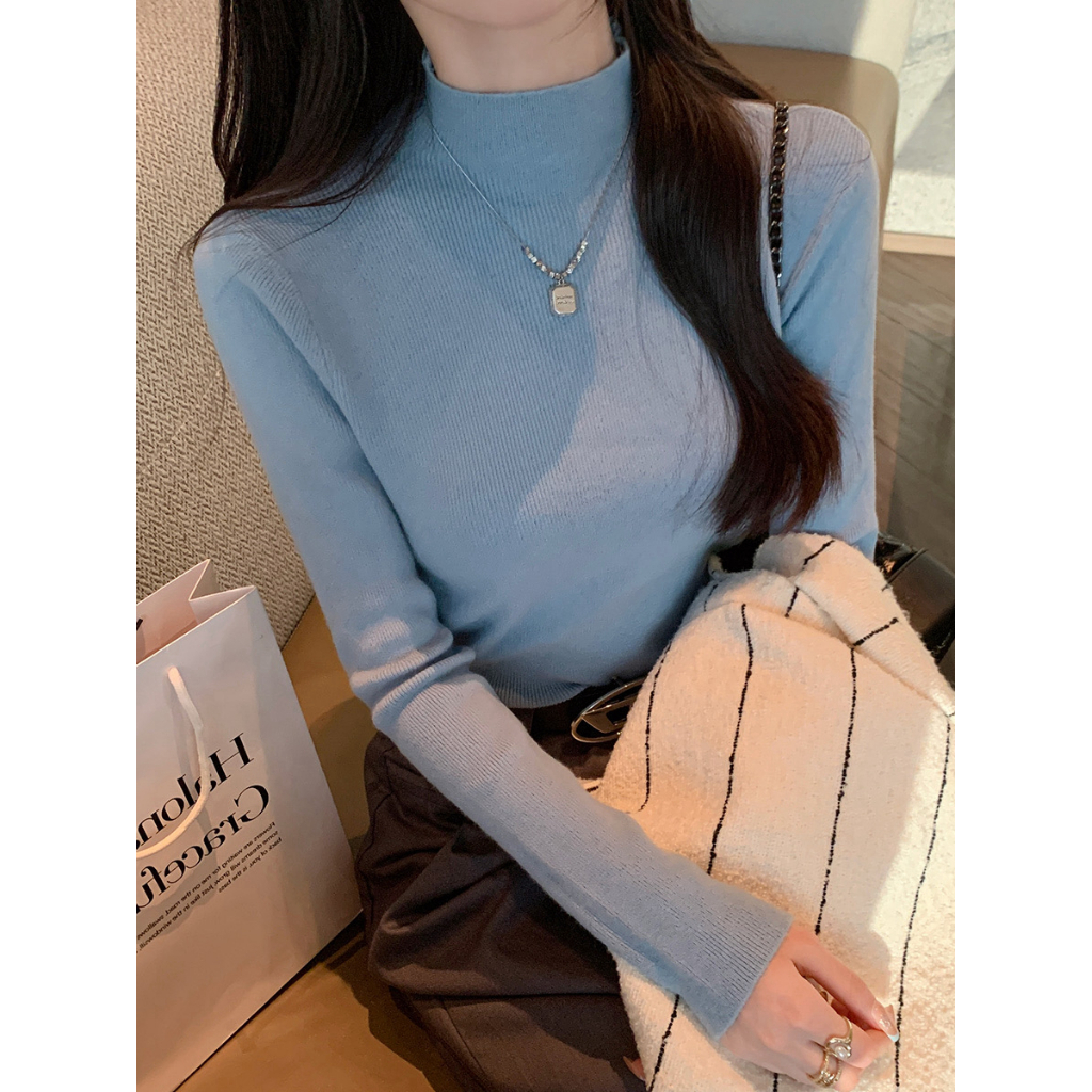 YAYUAN Áo len dài tay cho phụ nữ Slim | BigBuy360 - bigbuy360.vn