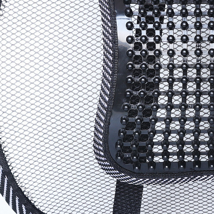 Tấm hỗ trợ thắt lưng vải lưới thoáng khí có hạt massage