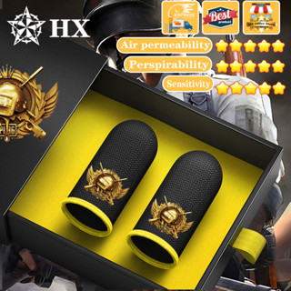  Hx Găng Tay Chơi Game pubg Màu Vàng Siêu Mỏng Và Bền 