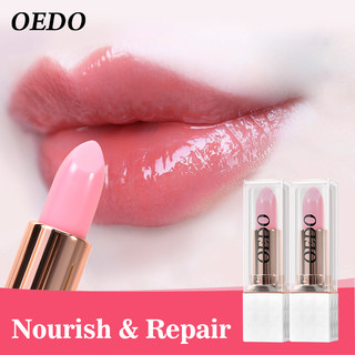 Bộ 2 OEDO Rose Peptide Nourishing Colorful Lip Balm Antifreeze Anti Chapped Repair Moist