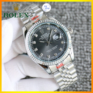 Top ROLEXS_Classic Date Series Đồng hồ nam sang trọng dành cho doanh nhân Thời trang giản dị Thép không gỉ Thụy Sĩ Cơ khí du lịch Thời gian Quartz Đồng hồ nam