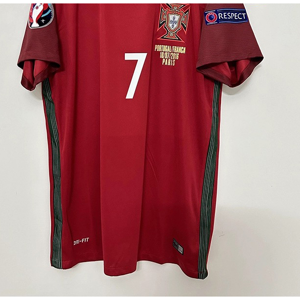 Áo Thun Bóng Đá Tay Ngắn / Ngắn Phong Cách Cổ Điển Bồ Đào Nha 2016 Size S-2XL * Chất Lượng Cao