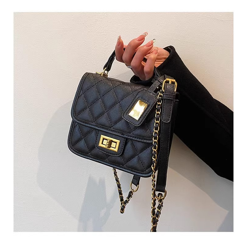 Túi Đeo Chéo Nhỏ Đính Đá Thời Trang Thu Đông Cho Nữ