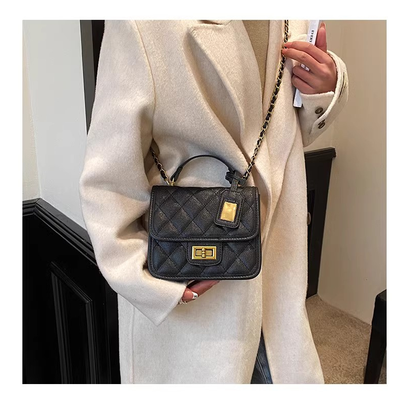 Túi Đeo Chéo Nhỏ Đính Đá Thời Trang Thu Đông Cho Nữ