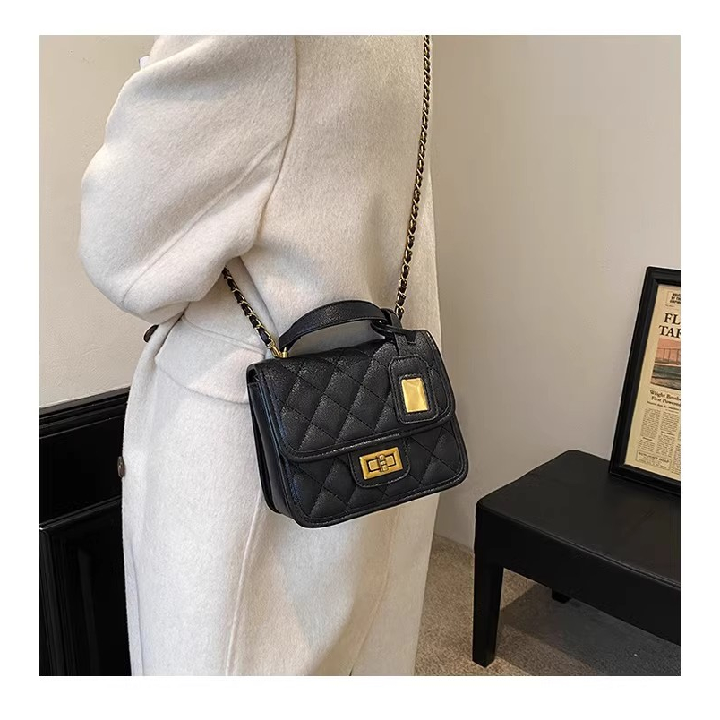 Túi Đeo Chéo Nhỏ Đính Đá Thời Trang Thu Đông Cho Nữ