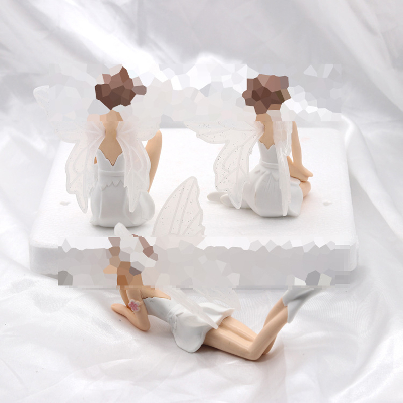 Set 3 Mô Hình Đồ Chơi Nhân Vật disney peter pan tinker bell elf Bằng pvc