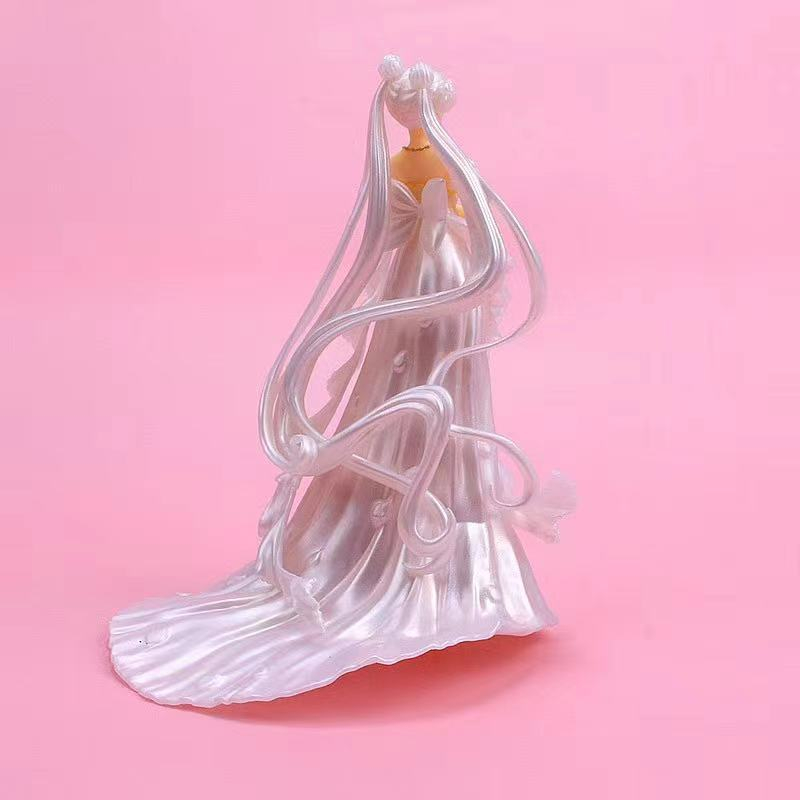 Mô Hình Thủy Thủ Mặt Trăng 14.5cm tsukino usagi princess serenity neo-Jenity q Bằng pvc Trang Trí Bánh Kem
