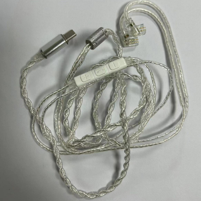 Hifi hd Virus 7.1 Truyền Tín Hiệu Kỹ Thuật Số Loại c Cho Tai Nghe kz zsn pro trn mt1 qkz ak6