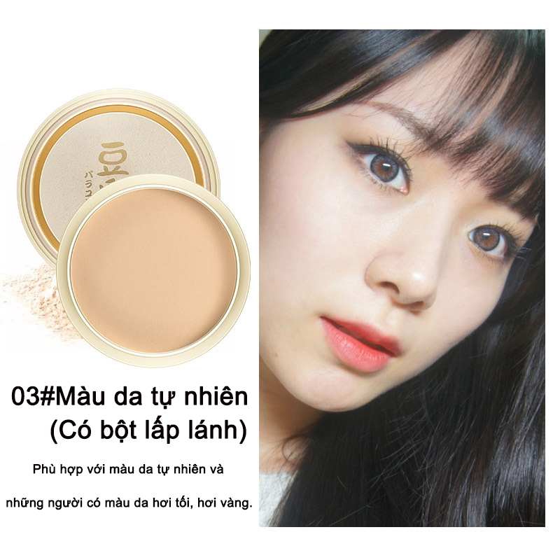 LANGIN Nhật Bản Phấn phủ 10g để kiểm soát dầu và làm sáng