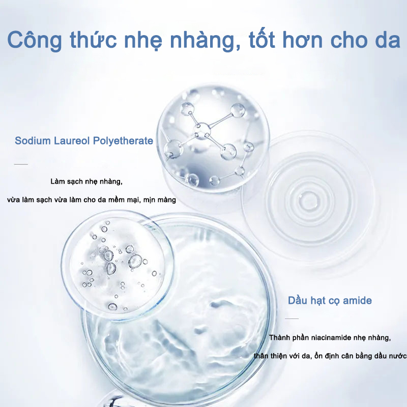 Sữa rửa mặt FUSHITING Azelaic Acid 100g thích hợp cho da mụn
