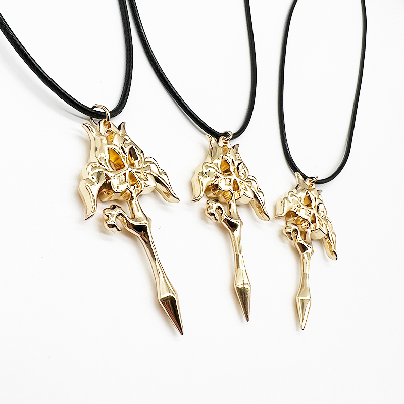 Luocha Vòng cổ Kim Loại Mặt Ngôi Sao honkai Trong game Dịp halloween