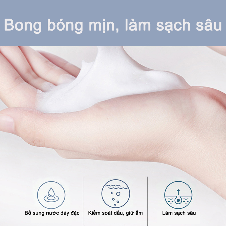 Sữa rửa mặt axit amin YIMIAOSI 500g làm sạch nhẹ nhàng chứa niacinamide