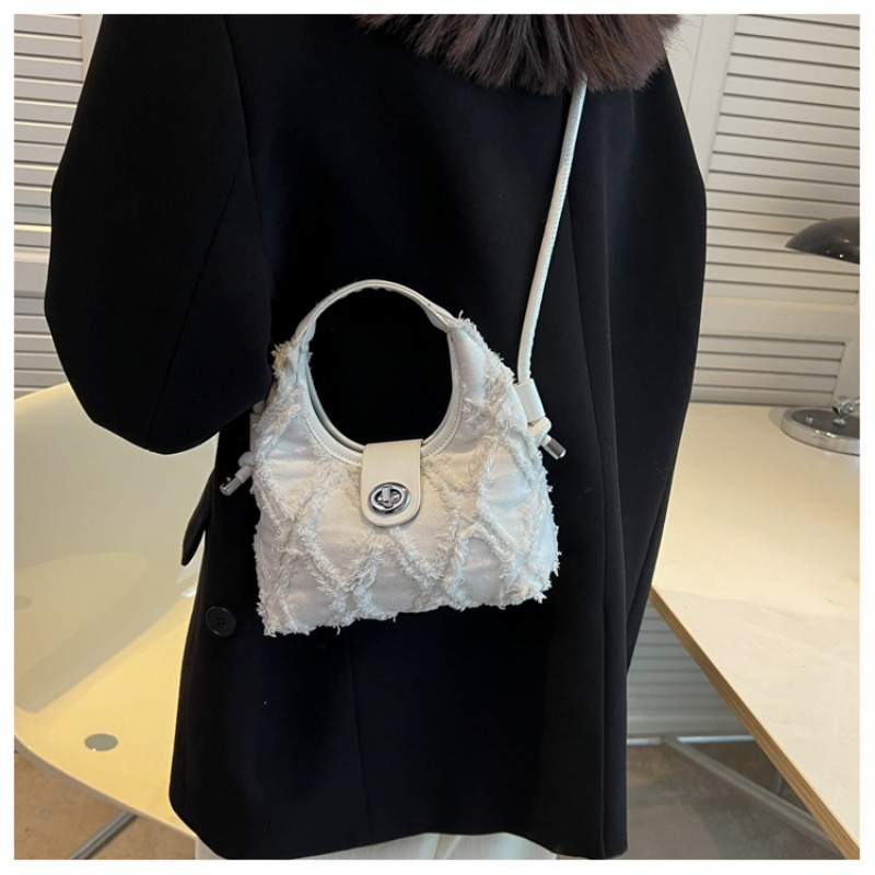 Túi denim Đeo Chéo Đính Tua Rua Phong Cách Retro 2022 Gylb1619