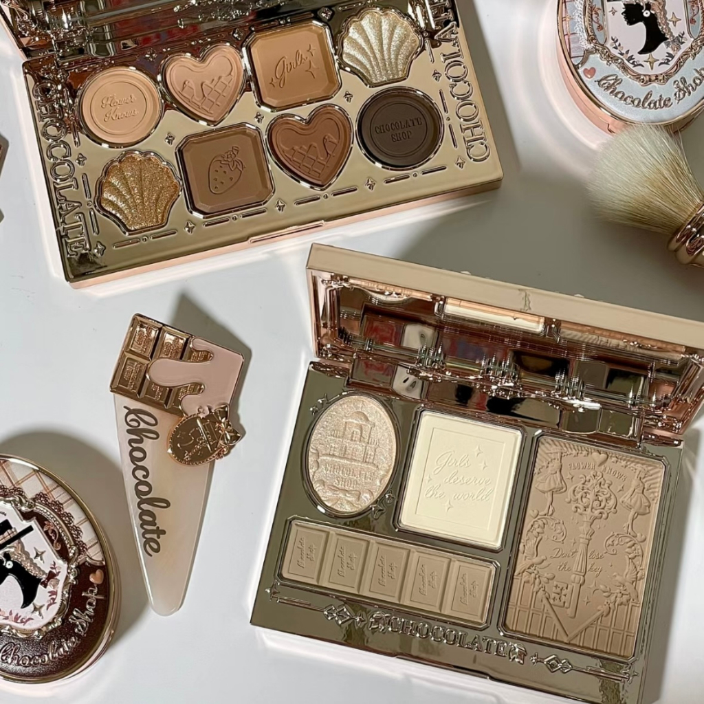 FLOWER KNOWS Phấn Bắt Sáng & Tạo Khối Dòng Sô Cô La Hoa