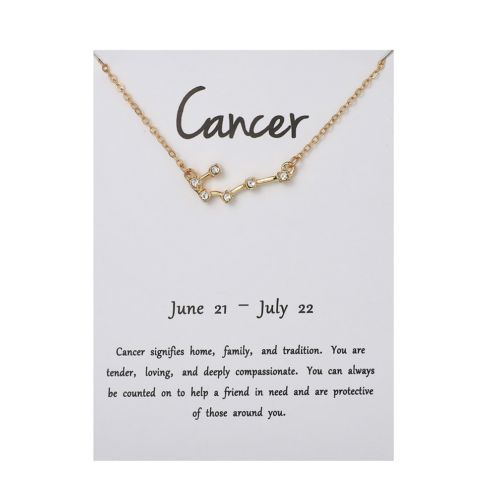 Vòng cổ Mặt 12 Cung Hoàng Đạo Thời Trang Cho Nam Nữ