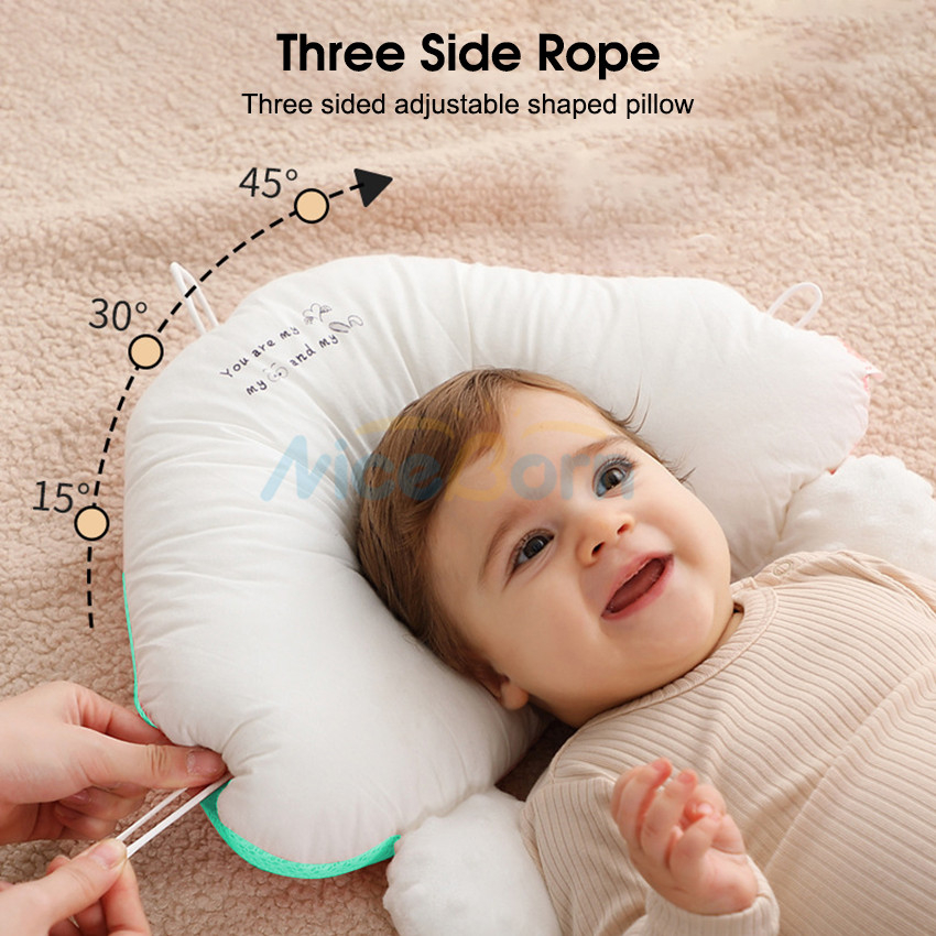 Nice Gối Ngủ Định Hình Đầu Chống Bẹp Đầu Cho Bé Sơ Sinh