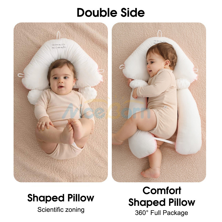 Nice Gối Ngủ Định Hình Đầu Chống Bẹp Đầu Cho Bé Sơ Sinh