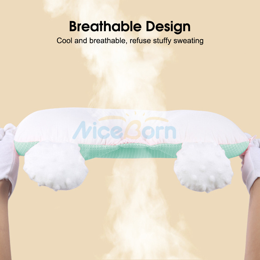 Nice Gối Ngủ Định Hình Đầu Chống Bẹp Đầu Cho Bé Sơ Sinh