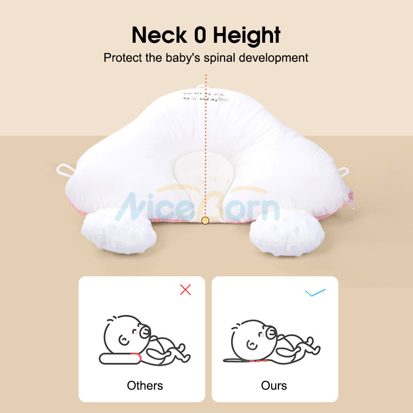 Nice Gối Ngủ Định Hình Đầu Chống Bẹp Đầu Cho Bé Sơ Sinh