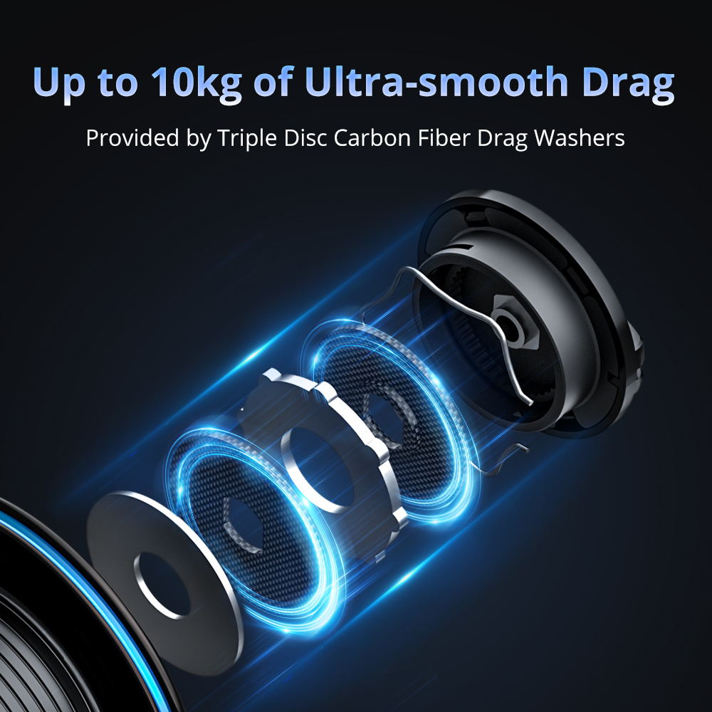 Kastking Máy Câu Cá 10Kg 10 + 1 Bi Chuyên Dụng