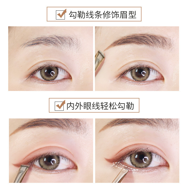 Bút Kẻ Mắt Và Lông Mày Ba Lưỡi Phẳng gm010203