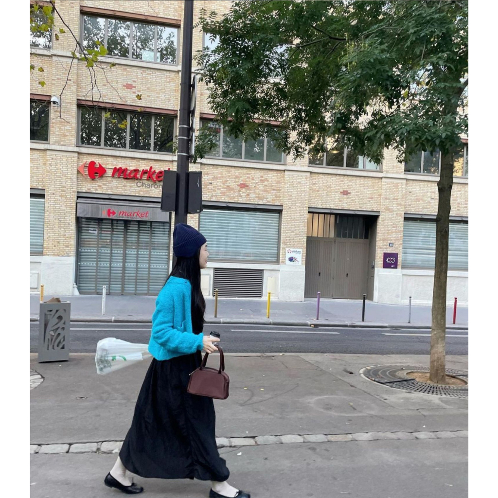 Túi Xách Tay Hình Vuông Nhỏ Bằng satin Màu Hồng Thiết Kế niche Dễ Phối Đồ Cho Nữ