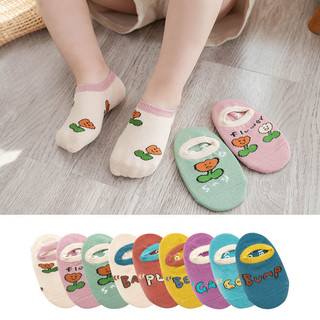 Vớ cotton mỏng ngắn vô hình thoáng khí cho bé gái