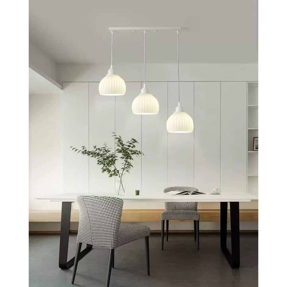 Kính Đèn Treo Trần Nhà Trang Trí Bằng Gỗ