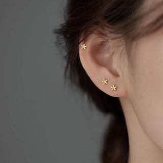 Bông Tai Mạ Bạc 925 Thiết Kế Đơn Giản Phong Cách Mới Mùa Hè Cho Nữ